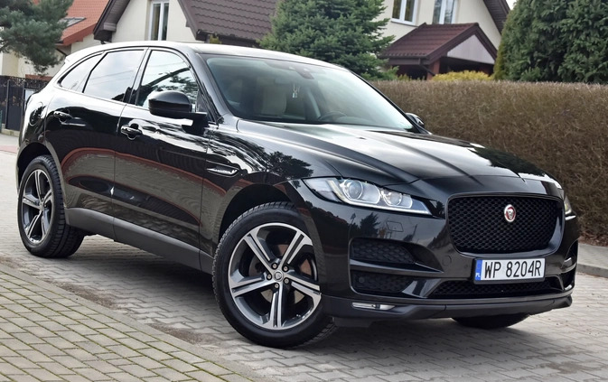 Jaguar F-Pace cena 110999 przebieg: 151000, rok produkcji 2016 z Płock małe 742